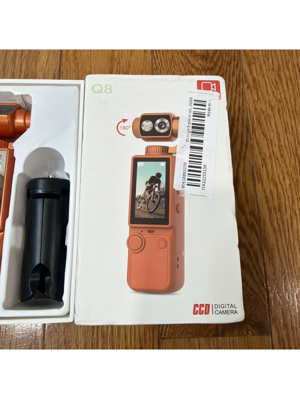 HD Action Camera for Outdoor Recording Compact Handheld Video Device -No SD Card